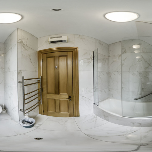 360' bathroom at 858 George Street, award winning luxury accommodation in Dunedin