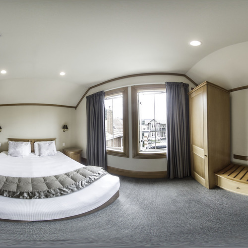 360' bedroom at 858 George Street Motel Dunedin
